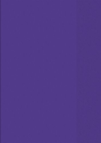 Brunnen 104050460 Hefthülle / Heftumschlag (A4, Folie, transparent, mit Namensschild in der Einstecktasche) violett