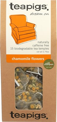 teapigs Chamomile Flowers Tea, 15 Count