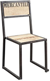 Massivmoebel24.de Stuhl Mango 45x46x92 Natur Bedruckt Factory #109