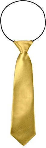 BomGuard Krawatte Kind Kleinkind - Jungs Mädchen Schlips,gold