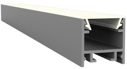 LED-Gigant 3 x 2 Meter Aluminium Profil A2 mit Abdeckung Opal für Led Streifen 2 Meter