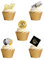 21 Stand Up 90th Age 90 Ninety Birthday Celebration Themed Edible Wafer paper Cake Toppers Decorations