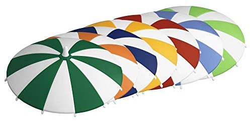 homeXpert 3065170706 Glasabdeckung Trinkglas-Deckel Schirmchen, Ø 11,5 cm (Farbe zufällig), Stück:12 Stück