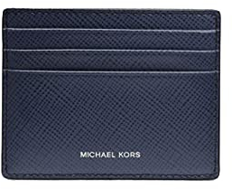 Michael Kors Men’s Harrison Tall Credit Card Case Wallet (Navy)