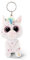NICI Glubschis Schlüsselanhänger Einhorn Uberto 9cm, Plüschtieranhänger mit Schlüsselring, Stofftierschlüsselhalter