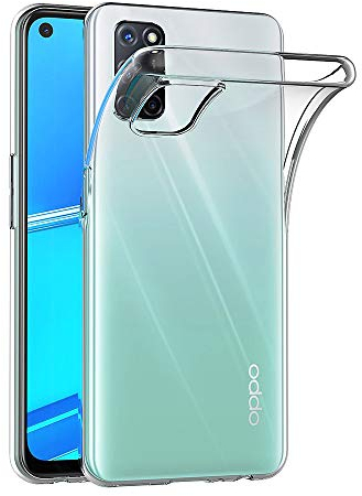 AICEK Kompatibel mit Oppo A52 / A72 / A92 Hülle, Transparent Silikon Handyhülle TPU Schutzhülle Bumper Crystal Clear Case