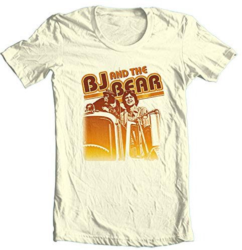 Bj & The Bear T-Shirt 1970'S Retro Television Show Wetv Beige L