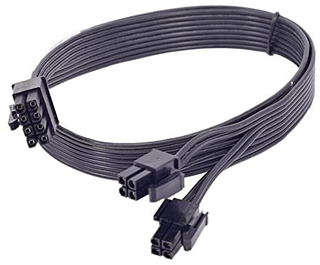 Gintai Power Supply Cable Replacement for Cooler Master V700 V850 V1000 V1200 CPU 8-Pin to 4+4-pin