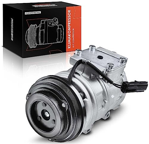 Frankberg Compresseur de Climatisation avec attelage Compatible avec Grand Cherokee I ZG ZJ Cherokee XJ Voyager/Grand Voyager III GS Caravan Remplacer# 55036412, y compris huile prép