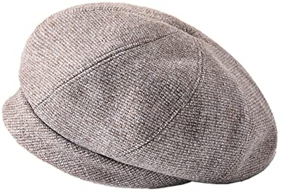 Duories Klassische Damen Beanie Mütze Warme Wintermütze Wollmütze Baskenmütze Herbstmütze Barett Mütze Beret Cap Baskenmütze Schiebermütze Schlapphut für Frauen Mädchen,Kaffee