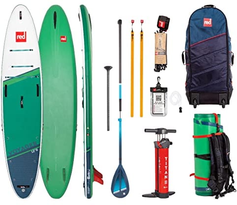 Red Paddle Co 12.6' Voyager MSL Set SUP Board Hybrid Tough Stand Up Paddle 2022