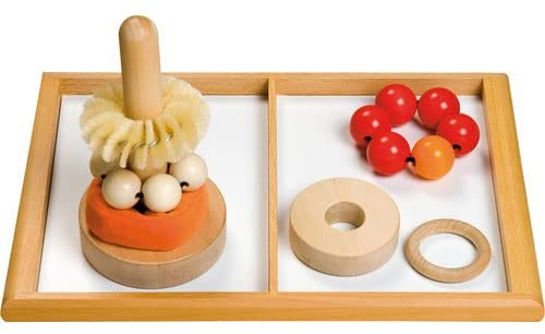 Dusyma Bandeja para Manipular 2, Juguete de Madera