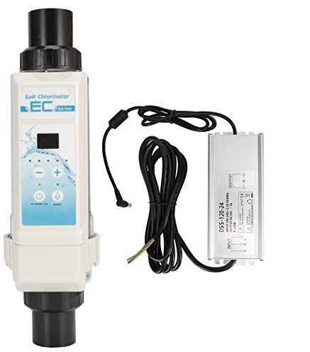 générateur de Chlore,Système de chloration au sel, électrolyseur pour Piscine, électrolyseur au Chlore 100-240 V pour piscines, Chlorinateur Machine de Chlore sel Générateur au Électrolyseur TRAI