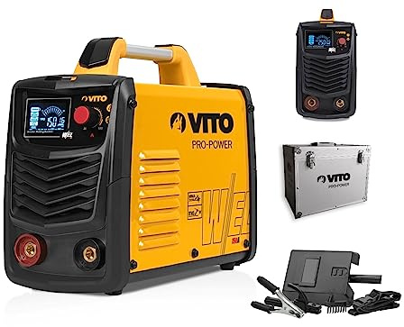 Welding machine professional inverter MMA TIG 250 saldare machine Ø 1,6 to 5 mm luxury case Vito