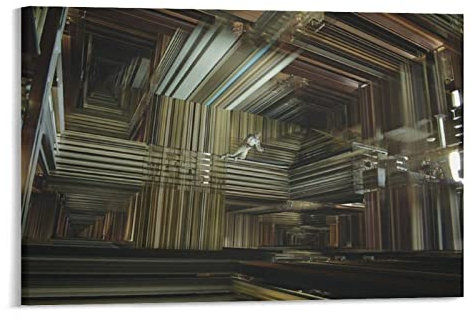 Interstellar Filmposter, Filmposter, Malerei, Leinwand, Wandkunst, Wohnzimmer, Poster, Gemälde, 60 x 90 cm
