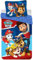 Paw Patrol Bettwäsche, 100 % Baumwolle, Bettbezug 135 x 200 cm + Kissenbezug 80 x 80 cm