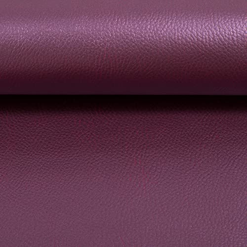 Kunstleder Rex mit leichter Struktur, uni, viele Farben | für Taschen | ab 50 cm | Meterware (lila metallic)
