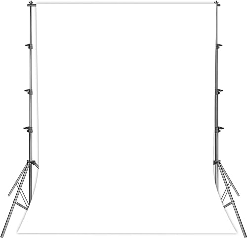 Fotowand Hintergrund 1.5x2.1m - Weißer Fotohintergrund für Business & Fotografie - Licht Absorber