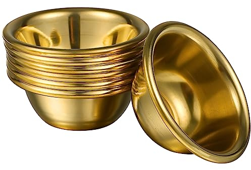 Garneck 7 Pièces Tasse À Boire Bouddhiste Nakshi Tasse D'Offrande D'Eau Bénite Bouddha Bol D'Offrande Tibétaine Bols D'Offrande Bols D'Offrande D'Eau Tibétaine Tasse Bouddhiste