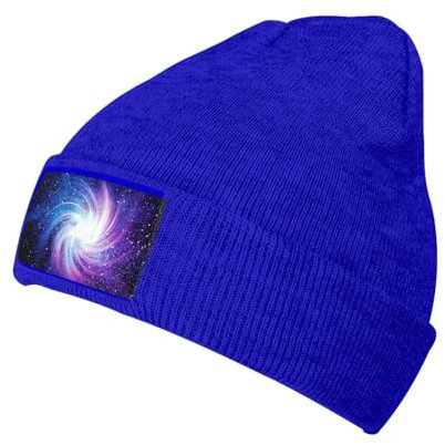 MyPiky Glaxy Druck Gestrickte Mütze Gestrickte Mütze Tägliche Strickmütze Männer Unisex Winter Mütze Hut Frauen Hut Warm Weiche Kappen, balu, Einheitsgr��e
