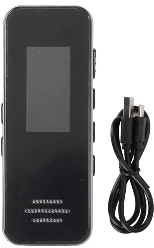 32GB Back Clip Digital Voice Recorder, tragbarer V5.2 MP3 APE FLAC WAV Player Recorder mit 0,96 Zoll HD Bildschirm, Sound Audio Recorder für Windows für OS X für Vorlesungen