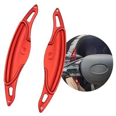 ontto Palanca de cambios de extensión para volante de coche, compatible con Hyundai I30 Wagon N Line Veloster Kona Elantra Avante GT CN7 2019-2024 Palanca de cambios de metal Shift Paddle Shifter