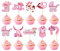 Blumomon 27Pcs Cowgirl Cupcake Toppers Glitter HorseShoe Cupcake Picks Cowgirl Hats Boots Cake Decorations for West Cowboy Theme Baby Shower Girls Birthday Party Decoration Supplies