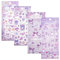 Cartoon Sticker Kinder, 4 Stück 3D Aufkleber Set Stickers Mädchen Lieblich Aufkleber Wasserdicht Stickers für Tasse, Laptops, DIY-Kunsthandwerk, Mobiltelefone, Sammelalben (KLM)