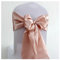 TMAOZW Lot de 30 nœuds de Chaise en Satin Rose poudré for Mariage, Convient for la Maison, Les Mariages, Les fêtes d'anniversaire, Les banquets dansants(Rose Gold)