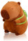 Capybara Kuscheltier 23 CM Capybara Plüschtier mit Schildkrötenrucksack Niedliche Wasserschwein Kuscheltier Stofftier capybara Plushie Puppen Spielzeug Geschenk Kinder Cartoon Wasserschwein Plüschtier
