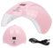 Lampada UV LED Unghie, Lampada da 48W per Gel e Semipermanente, Led Unghie Professionale, Cavo USB-C (Rosa)