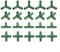 Oniissy Lot de 20 connecteurs de cadre de 16 mm, joints de structure de jardin, raccords de construction, joints de serre, tuyaux métalliques en PVC, supports de fleurs, cadres froids, projets de