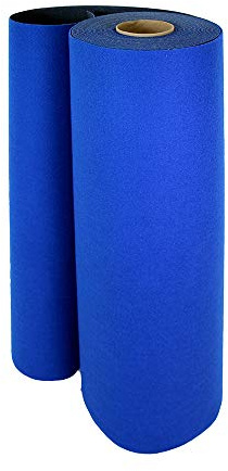 OLIVO.shop Läufer für Veranstaltungen, Teppichrolle, Hochzeit, Zeremonie, Party, Teppich für den Außenbereich, Meterware, rutschfest, Romoqu (Blau, 1 x 30 m)
