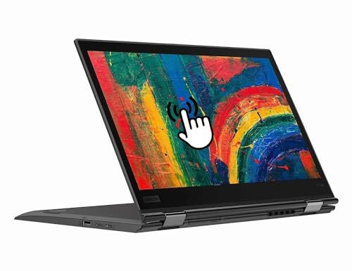 Lenovo ThinkPad X1 Yoga (Gen 3) Ordenador portátil 2 en 1, Pantalla táctil FHD de 14, Intel Core i5-8350U, 16 GB de RAM, SSD de 512 GB, Teclado Americano, Win 10 Pro (reacondicionado)