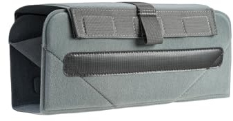 TACTICAL_GEEK TCM9 Kameraeinsatz für Rucksäcke, Camera Inserts Case, Stoßfeste Kamera Schutzhülle Einsatztasche, modularer Organizer für Fotoausrüstung mit Magnetklappe, faltbares Klettpanel, Grau