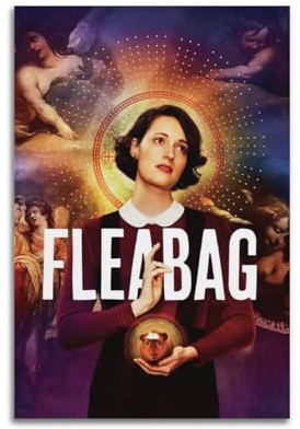 HWUEWQLERJI Fleabag Poster, Wandkunst, Vintage-Poster, dekoratives Gemälde, ästhetische Leinwand-Dekoration für Wohnzimmer, Schlafzimmer, 30 x 45 cm, ungerahmter Stil