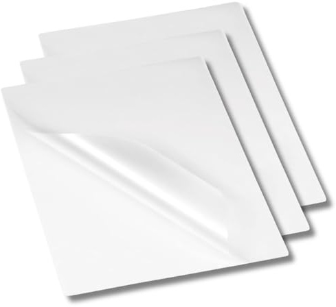 Craftelier - Lot de 3 pochettes pour plastification et application de feuille, dossiers de transfert réutilisables, protégez votre machine et améliorez vos travaux en répartissant correctement la