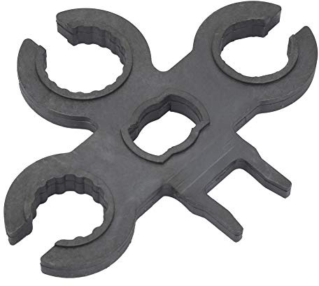 Lylithuif Werkzeugschlüssel, Solarpanel-Kabelstecker, Schraubenschlüssel, hochwertiger Kunststoff, langlebig, leicht, für die Demontage von Solarpanels, Schwarz