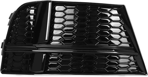 Nebelscheinwerfergitter Doppelbrückengrill für A3 Für S-Line Für S3 2017-2019 Auto Mesh Honeycomb Front Nebelscheinwerfer Kühlergrill(R)