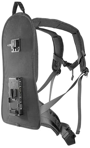 FOMITO BB-01 V-Mount Camera Harness Vest, con piastra di distribuzione dell'alimentazione, supporto trasmissione video wireless, USB/DC8V/DC12V/Dtap14.8V/DC15V Output
