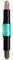 NYX Professional Makeup Highlighter & Konturenstift, Konturenstift mit zwei Enden, Formt und hellt auf, Verblendbar & Vegan, Wonder Stick, Medium
