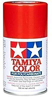 TAMIYA 86060 PS-60 Peinture en spray pour modélisme en plastique, modélisme et accessoires de bricolage Rouge clair 100 ml