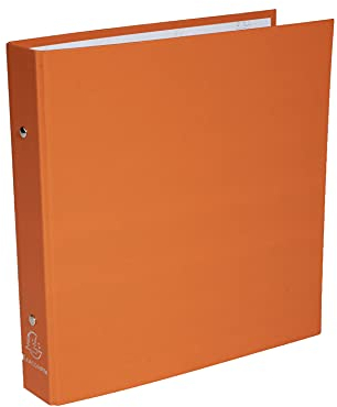 Exacompta - Réf. 650E - Classeur rembordé PP - 2 anneaux ronds diamètre 30 mm - Dos 40 mm - Dimensions extérieures : 23 x 21,5 cm - Format à classer écolier 22 x17 cm - 10 couleurs aléatoires
