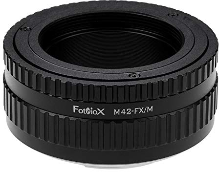 Fotodiox Macro Lens Mount Adapter Compatible with M42 Type 2 and Select Type 1 Lenses on Fujifilm X-Mount Cameras