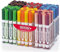 Fibracolor Colormaxi Multistifte, 120 Filzstifte, kegelförmige Spitze, superwaschbar