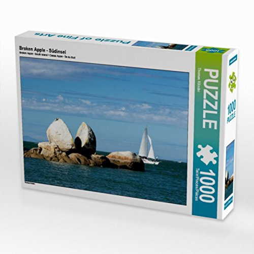 CALVENDO Puzzle Broken Apple - Südinsel | 1000 Teile Lege-Größe 64 x 48 cm Foto-Puzzle für glückliche Stunden
