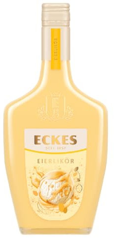 Eckes Eierlikörcreme (1 x 0,5 l) — cremiger Sahnelikör mit zarter Vanillenote, 20 Prozent vol