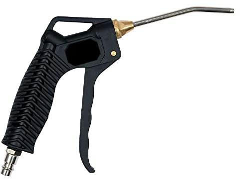 Druckluftpistole Ausblaspistole 1/4 Zoll Blaspistole mit Verlängerung 95 mm