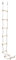 vidaXL Echelle de Corde pour Enfants Echelle d'escalade Aire de Jeux Corde d'escalade Jeux d'Aventure Jardin Cour Arrière Extérieur 290 cm Bois
