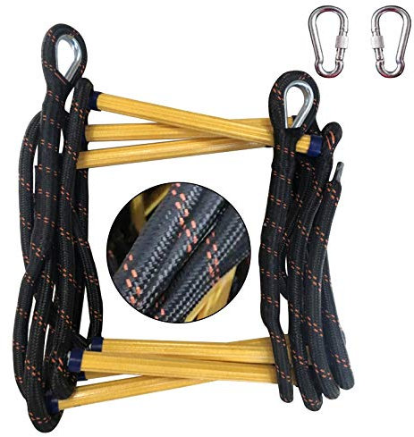 Notleitern Rettungsleiter, 4 M Strickleiter, Bergleiter.